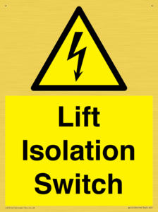 Lift Isolation Switch
